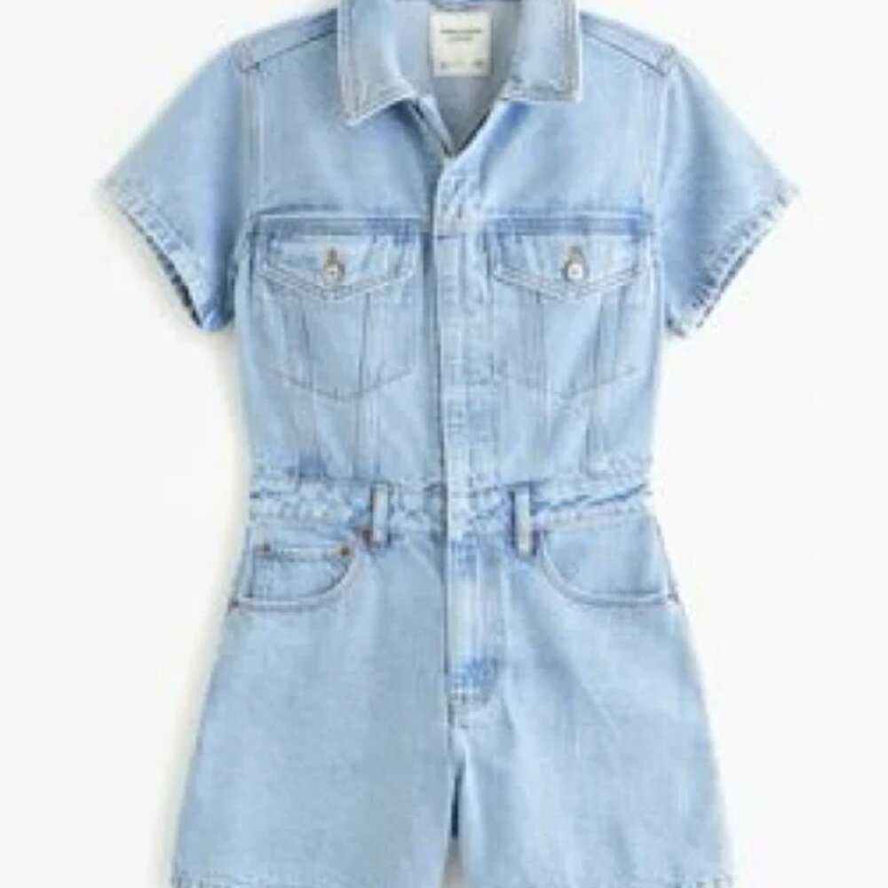 Abercrombie and Fitch Denim Romper